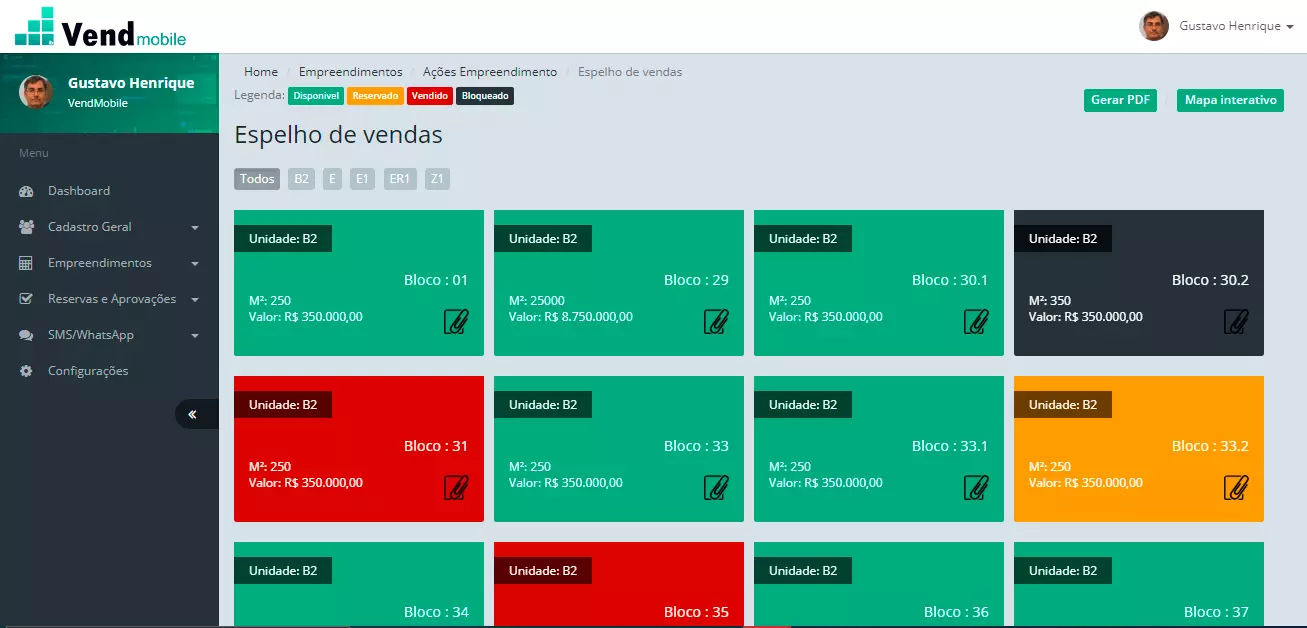 Gestão imobiliária online